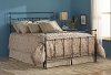 B4115-3 Mahogany Gold Twin Metal Bed - Winslow
