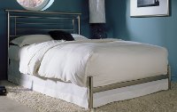 B4183-4 Satin Full Metal Bed - Chatham