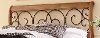 B92D0-4 Brown & Honey Oak Full Headboard - Dunhill -1
