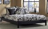 B5109-4 Black Full Platform Bed - Murray