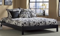 B5109-4 Black Full Platform Bed - Murray