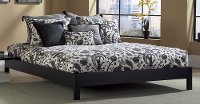 B5109-5 Modern Black Queen Platform Bed - Murray