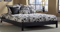 B5109-6 Black King Platform Bed - Murray