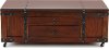 Rustic Lift-top Wood Coffee Table on Wheels - Santa Fe
