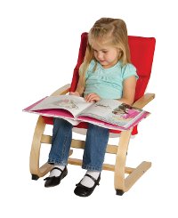 Red Kiddie Rocker - Upholstered Rockers