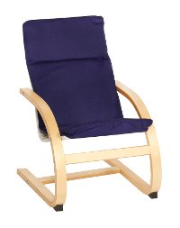 Blue Kiddie Rocker - Upholstered Rockers