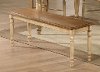Almong and Wheat Dining Bench - Quails Run Collection-2