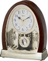 Clearance Joyful Crystal Bells Musical Mantel Clock