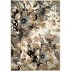 8 x 11 Large Floral Cream Area Rug - Casa