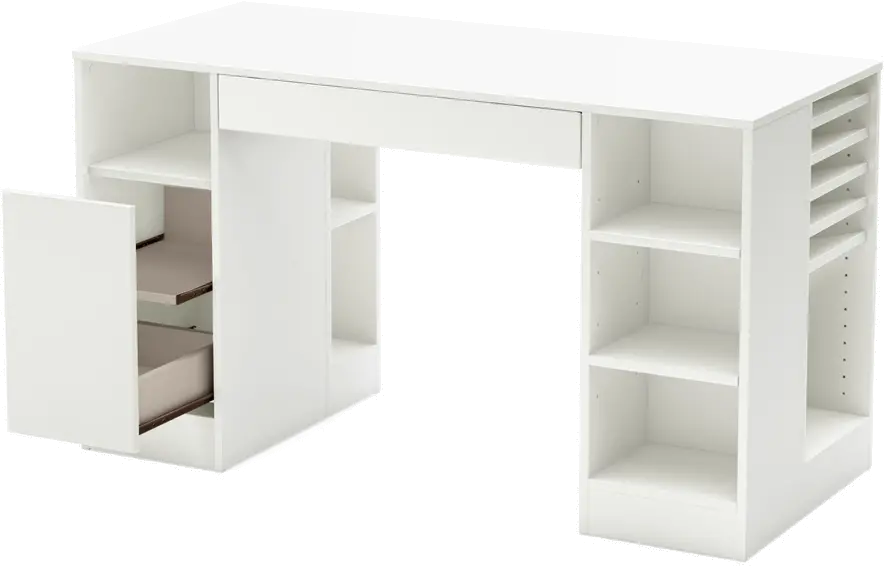 7550727 White Craft Table - Crea-3