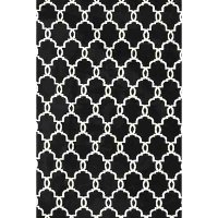 5 x 8 Medium Black Area Rug - Charlotte