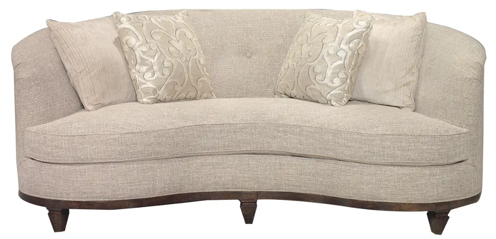 Classics 84 Inch Fawn Upholstered Sofa-1