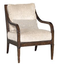 Classics 27 Inch Wood Accent Chair