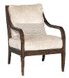 Clearance Classics 27 Inch Wood Accent Chair