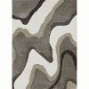5 x 8 Medium Brown & Tan Area Rug - Encore