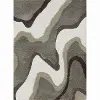 EN-06/5X8/ENCHANT 5 x 8 Medium Brown and Tan Area Rug - Enchant