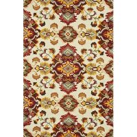8 x 11 Large Transitional Red Area Rug - Mayfield