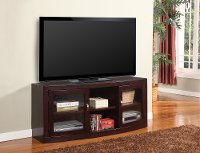 60 Inch Merlot Brown TV Stand - Biscayne
