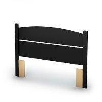 3070091 Black Panel Full Size Headboard - Libra