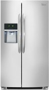 FGHC2331PF Frigidaire 36 Inch Stainless Steel 23 cu. ft. Side-by-Side Counter Depth Refrigerator-1