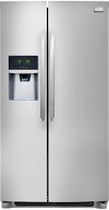 FGHS2655PF Frigidaire 36 Stainless Steel 26 cu. ft. Side-by-Side Refrigerator
