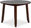 Kona Brown Drop Leaf Round Dining Table