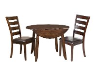 Raisin 3 Piece Round Dining Set - Kona