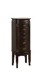 Espresso Jewelry Armoire, Italian Influenced -3