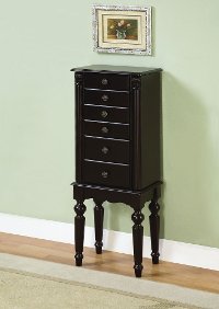 Ebony Jewelry Armoire