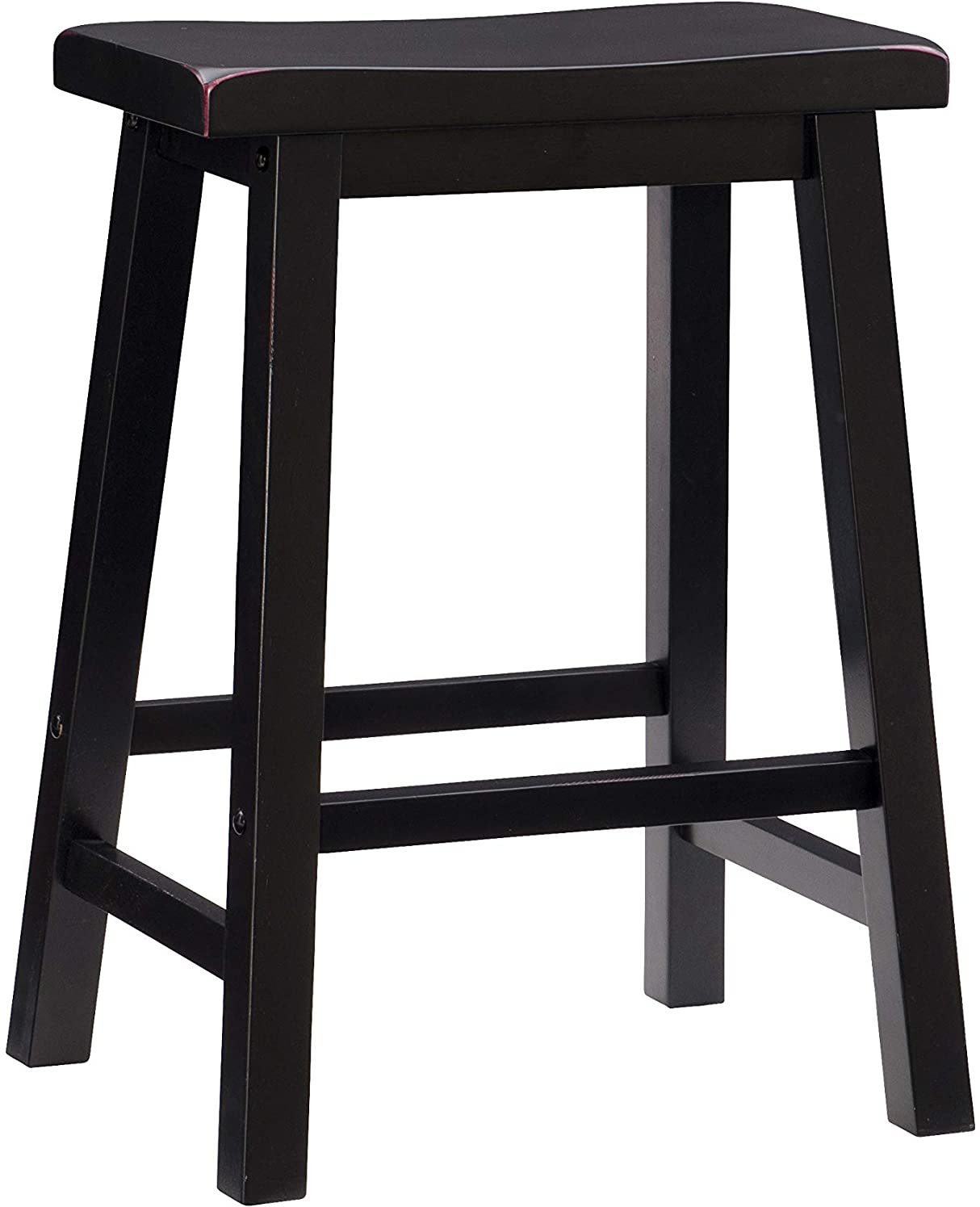Antique Black Counter Height Stool - Terra Cotta-1