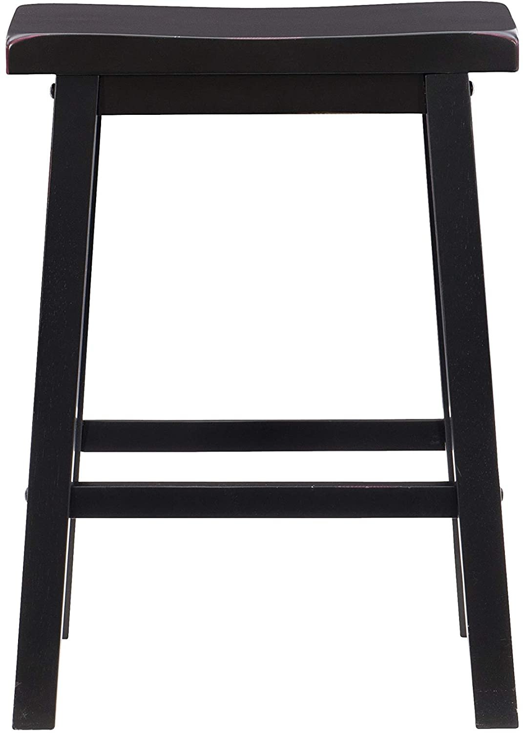 Antique Black Counter Height Stool - Terra Cotta-3