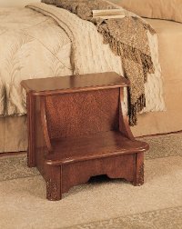 Mahogany Brown Step Stool - Woodbury