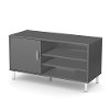 4507676 Pure Black TV Stand - Renta -3