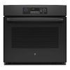 JT3000DFBB GE 30 Inch Single Wall Oven - 5.0 cu. ft. Black-1