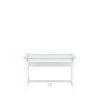 White Glass Top Writing Desk - Aero -2