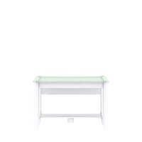 White Glass Top Writing Desk - Aero -2