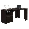 Espresso Oak Corner Computer Desk - Cabot -1