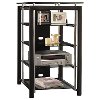 Textured Black Audio Tower - Midnight Mist -1