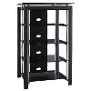 Textured Black Audio Tower - Midnight Mist -2