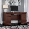 Harvest Cherry Executive Computer Desk - Birmingham -1