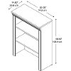Harvest Cherry Executive Hutch for File Cabinet - Birmingham -5