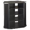 Black Tall Corner TV Stand (31 Inch) - Visions -2