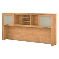 Maple Cross 72W Hutch for L-Desk - Somerset-2