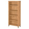 Maple Cross 5-Shelf Bookcase - Somerset-3