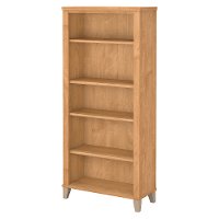 Maple Cross 5-Shelf Bookcase - Somerset-3