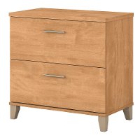 Maple Cross 2 Drawer Lateral File Cabinet - Somerset-5