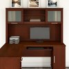 Hansen Cherry L Shaped Desk Hutch (60 Inch) - Somerset