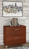 Cherry 2 Drawer Lateral File Cabinet - Somerset -2