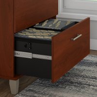 Cherry 2 Drawer Lateral File Cabinet - Somerset-4