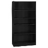 Black 5-Shelf Bookcase - Universal -2